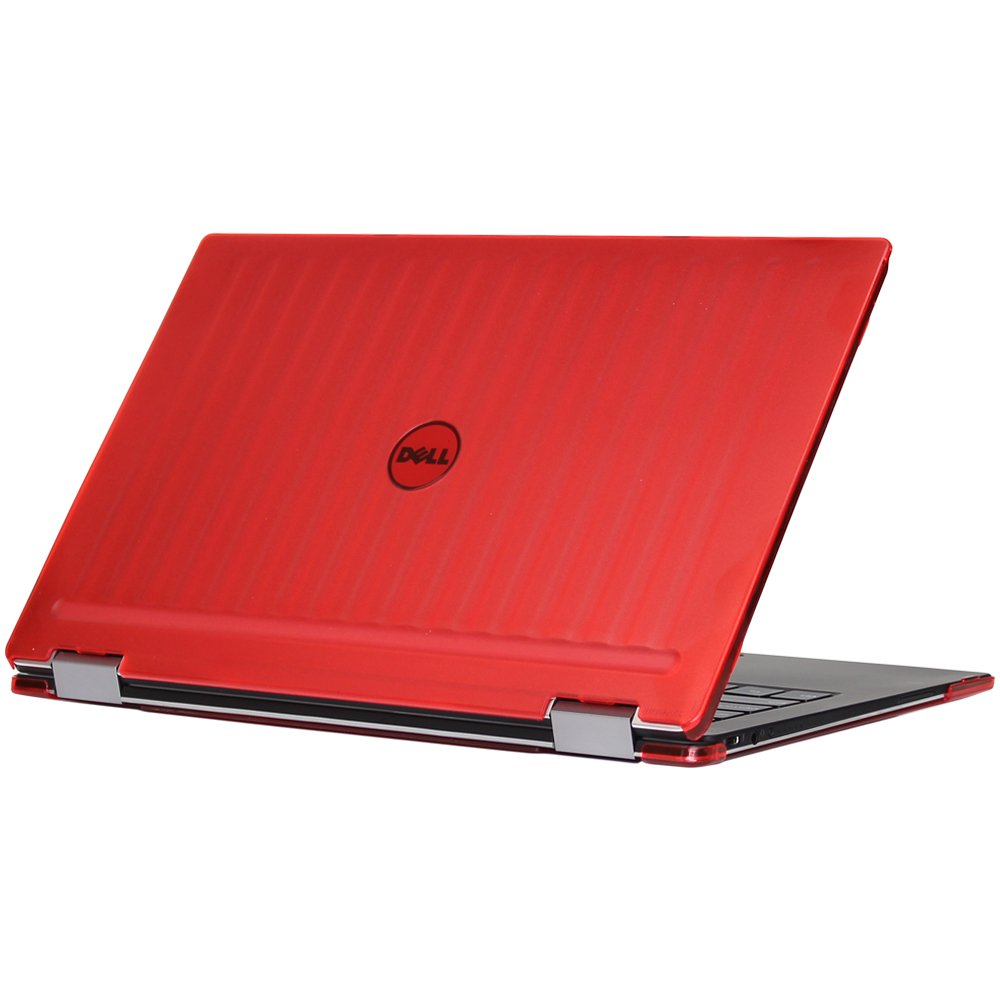 mCover iPearl Hard Shell Case for 13.3" Dell XPS 13 9365 2-in-1 Models (not Fitting Non 2-in-1 XPS 13 Models) Convertible Laptop 2-in-1 9365 - RED