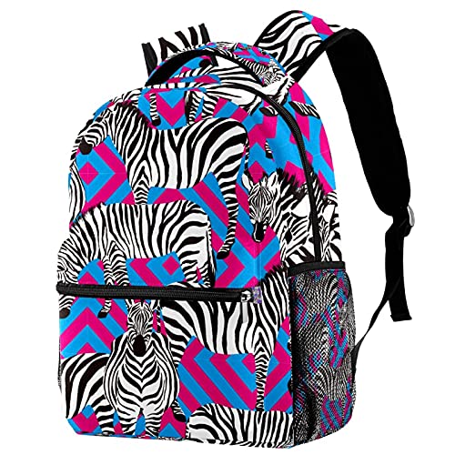 Sac à dos zèbre avec porte-bouteille pour simplifier le quotidien des jeunes