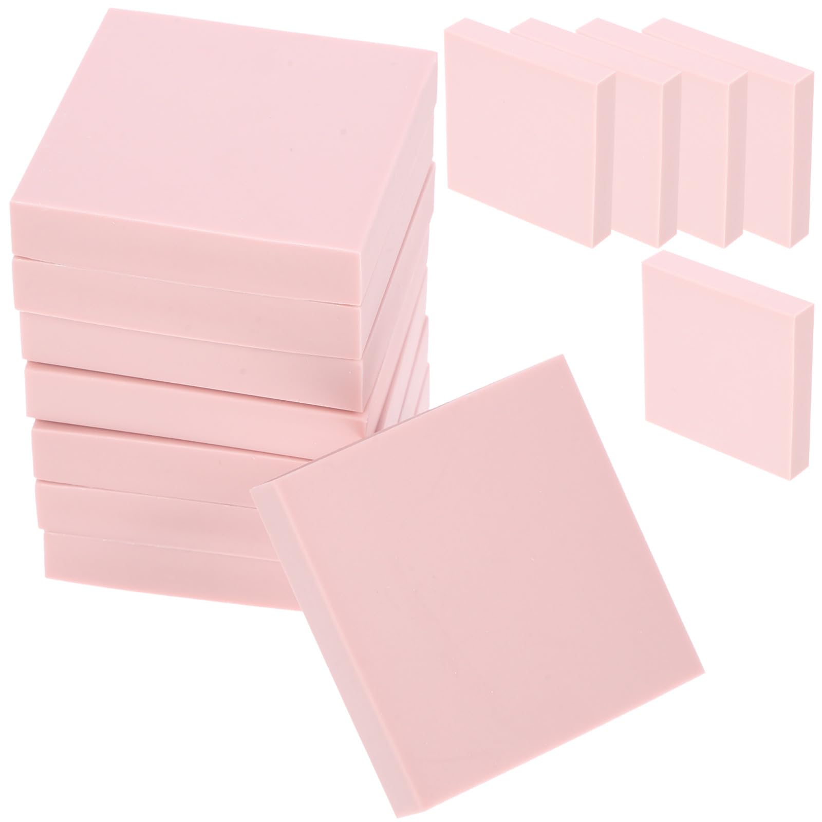CALLARON Set 24 Pezzi Timbri di Gomma Multifunzione Portatili per Intaglio Fai da Te, Blocchi di Gomma Artigianali Rosa Resistenti al Colore, Accessori per Stampa e Trasferimento Immagini