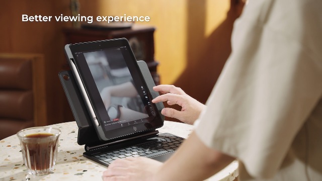 Amazon.co.jp: Dexnor iPad第9世代用ケース（キーボード付き