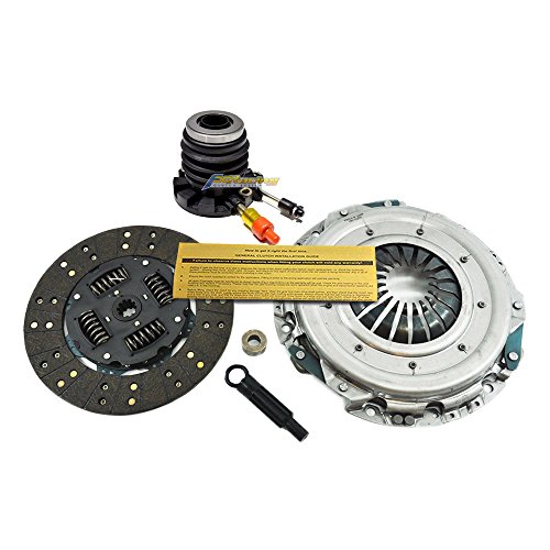 EFT Heavy-Duty Clutch Kit with Slave Cylinder For 1997-08 Ford F-150 F-250 Pickup Truck 4.2L 6Cyl & 4.6L 8Cyl – Durable Performance with Smooth Engagement - Offers 12 Month Brand Warranty