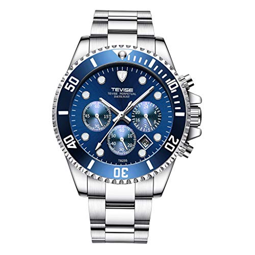 Preisvergleich Produktbild sharprepublic Luxury Business Herren Chronograph wasserdichte Quarzuhr Klassische Armbanduhr