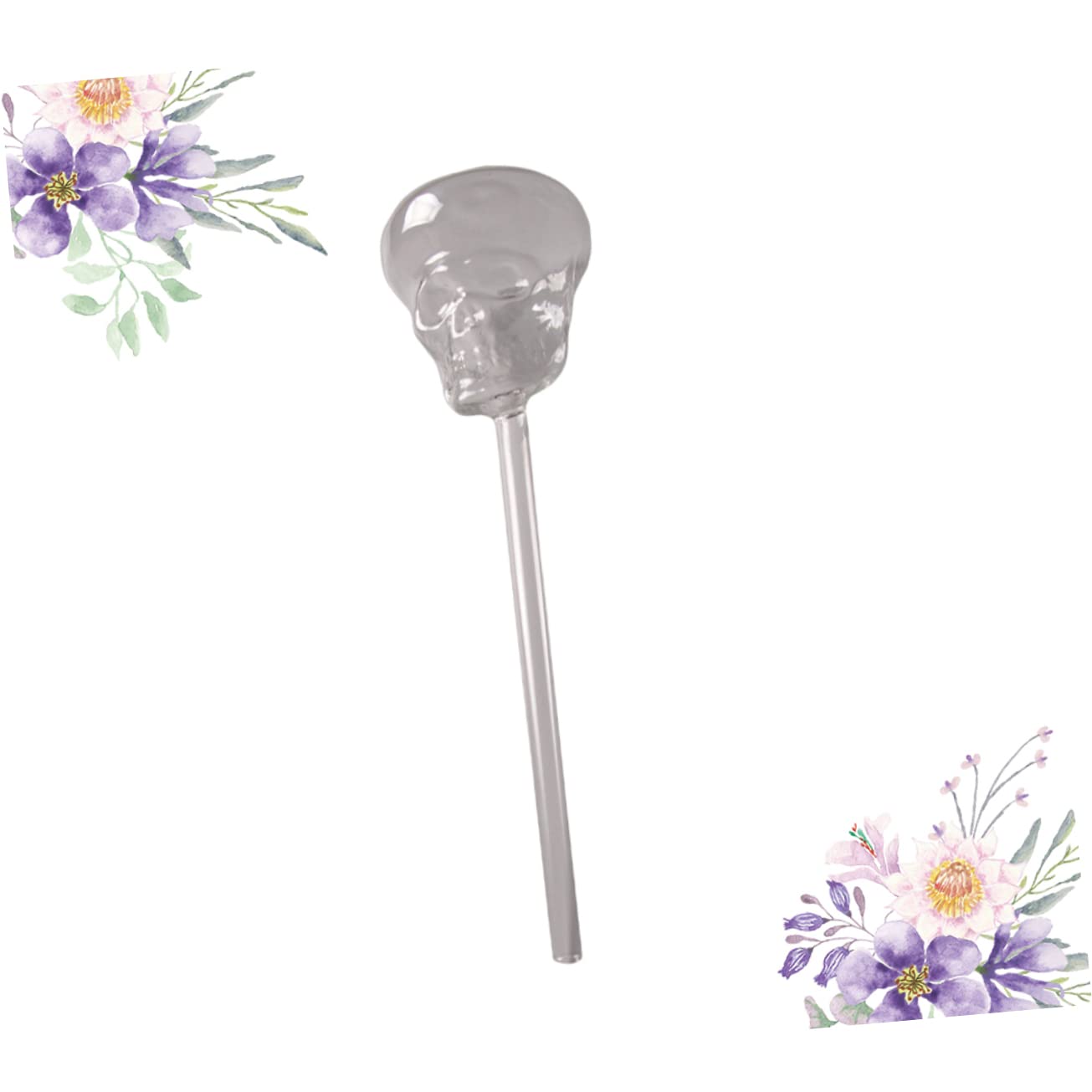 Abaodam 3 Pièces arrosage Automatique en Verre jardinières à arrosage Automatique Usine soi - Jardinière crâne - Décoration Plantes dispositifs d'arrosage des Plantes s'arroser