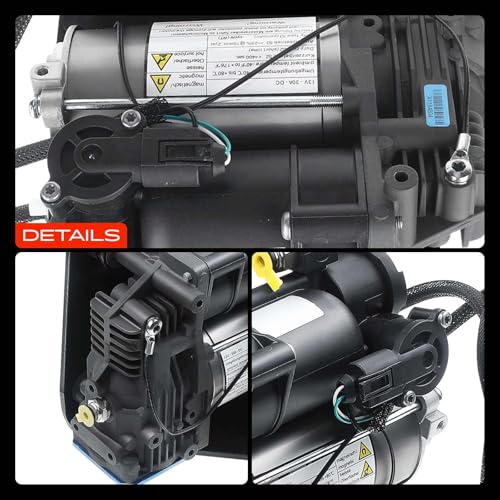 Frankberg Luftfederung Kompressor Niveauregulierung Kompatibel mit Discovery III L319 2004-2009 Discovery III LA 2004-2009 R.a.n.g.e R.o.v.e.r Sport L320 2005-2013 Replace# LR061663