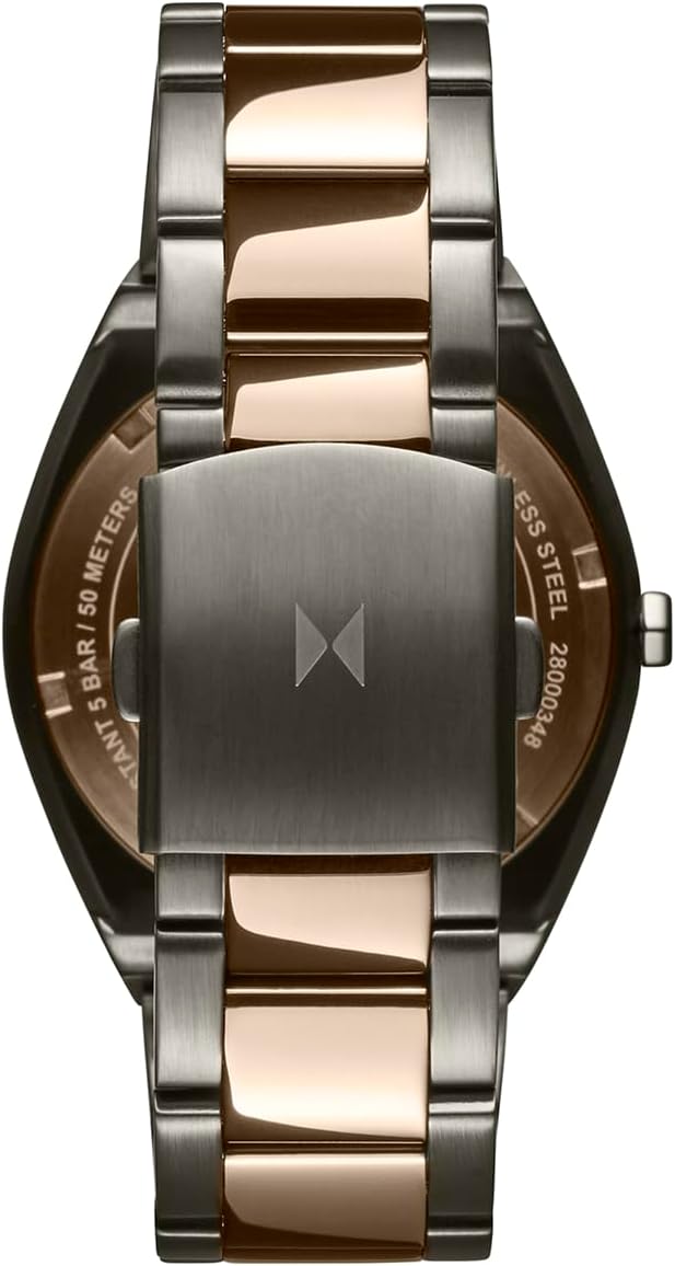 MVMT Odyssey II Men’s Calendar Watch, Quartz 3-Hand, 40mm, Stainless Steel Bracelet, 50M Water Resistant – Gift for Him