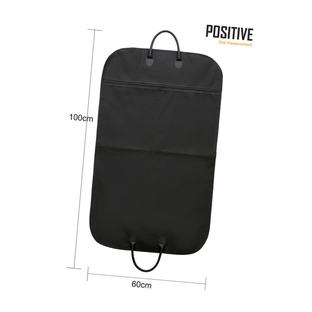 GALPADA Borsa Porta Abiti Portatile Oxford Nero Pieghevole e Traspirante per Viaggi e Conservazione Custodia per Smoking Giacche e Uniformi senza Cerniera Facile da Trasportare in