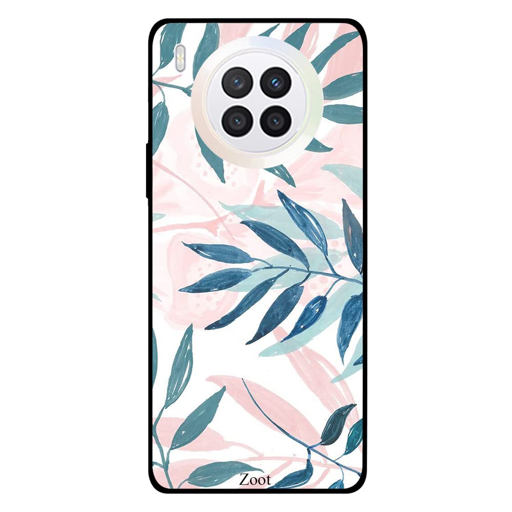 Protective Printed Case Cover for Huawei Nova 8i Leaves