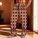SHOPESSA Mens Valentines Day Pajama Pants Fashion Funny PJ Bottoms Elastic Drawstring Comfy Soft Lounge Pants with Pockets Brown