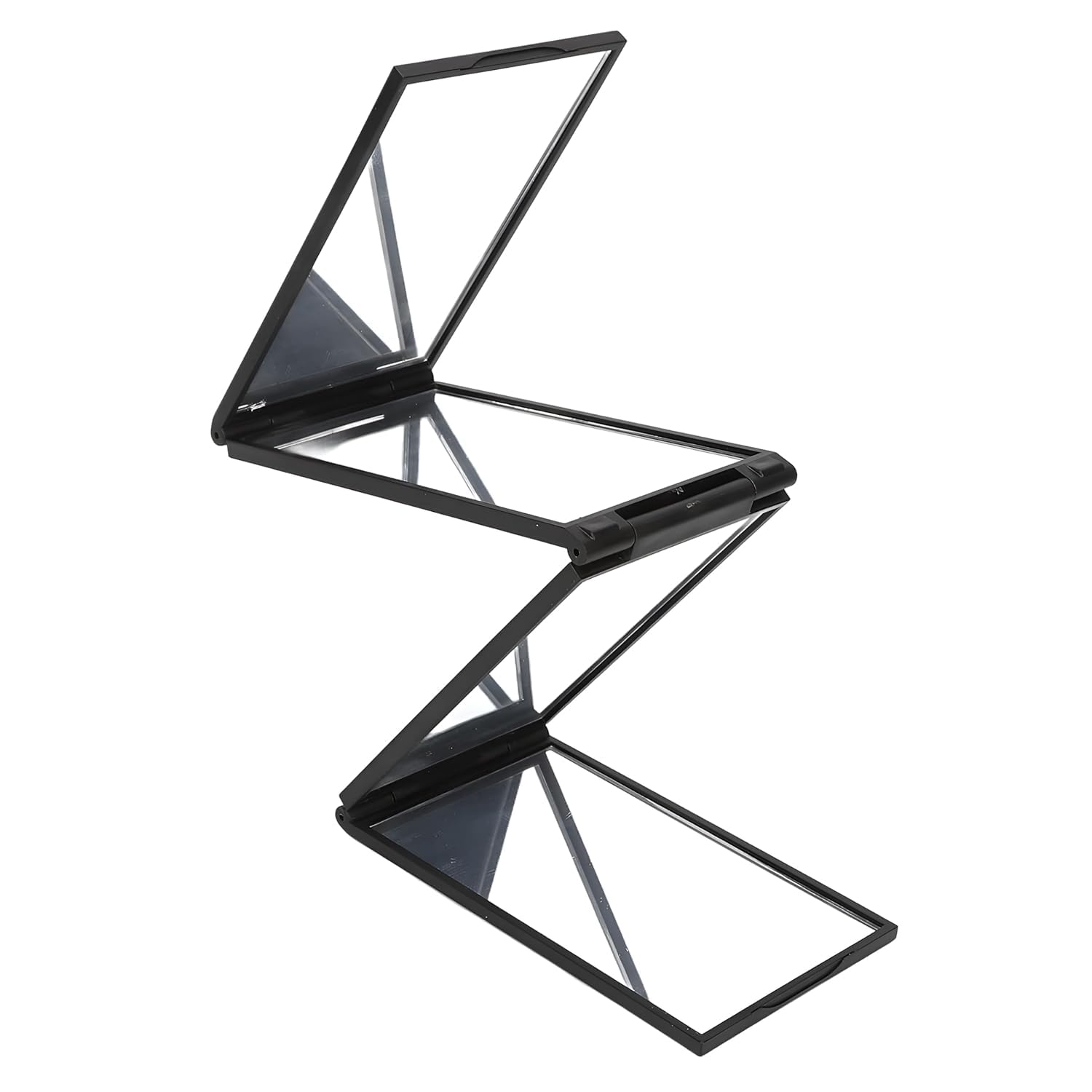 Gyanadh 4-Way Self Haircut Mirror 360° Portable Foldable Mirror for Braiding, Hair Cutting, Styling & Grooming Back of Head Makeup Mirror with Adjustable Panels for Home or Salon Use-image-1