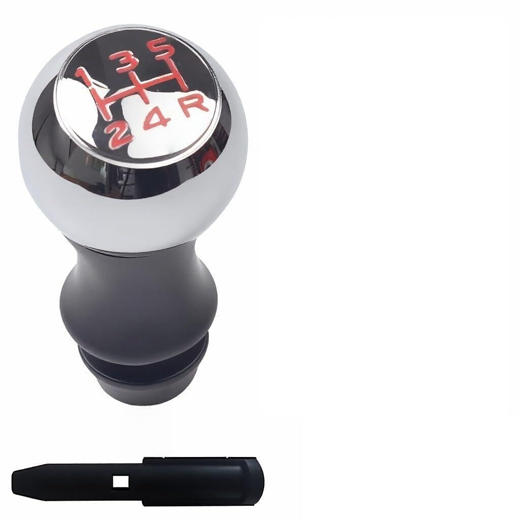 Qmtvfsrh Red-5R-5 Speed Car Gear Shift Knob For Peugeot For 106 For 1007 For 206 For 107 For 306 For 307 For 308 For 2008 For 301 For 3008 For 406 For 508 For 605 807 5 6 Speed Gear Shift Knob(Red-5R-5 Speed)
