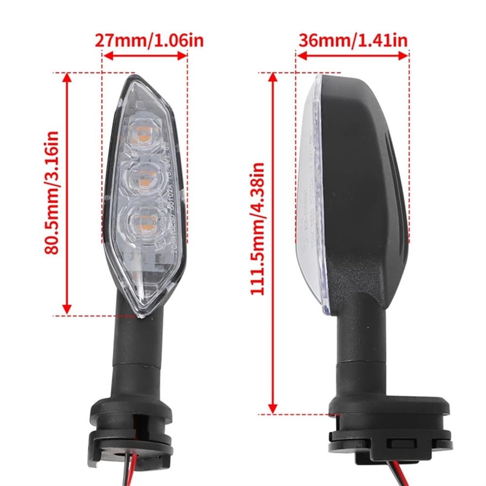 Intermitentes Delanteras y Traseras MT-07 MT-09 luz indicadora de Giro para Yam&aha YZF R6 R1 R3 R7 R9 R15 MT07 MT09 para Tenere 700 para Tracer 700 900 FZ 16 1