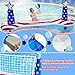 Large Inflatable Pool Games Volleyball Net Pool Float Set with 9