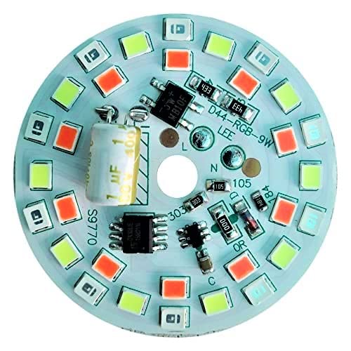 OFS 9 Watt RGB or Multi Color Alpha DOB (Driver on Board) 7 in 1 Automatic/Manual Color Changing LED Bulb MCPCB Pack Of 2-image-13