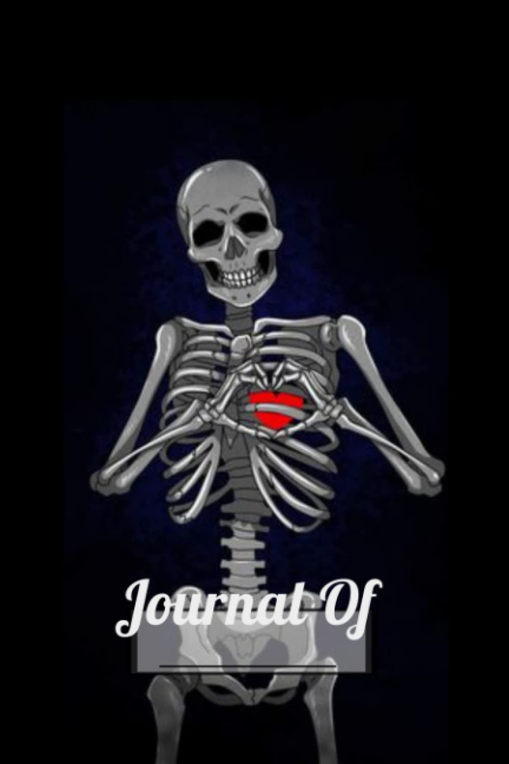 Skeleton Love Journal/Sketch Book: Journal and Notebook for kids - Composition Size (6"x9") With Lined and White Pages, Perfect for Journal, Doodling and Notes