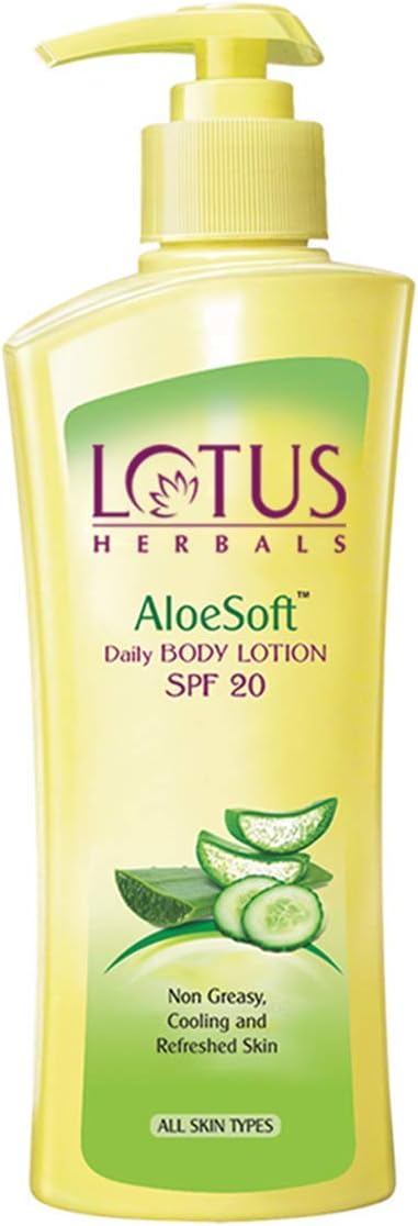 Herbals AloeSoft Daily Body Lotion SPF 20, White