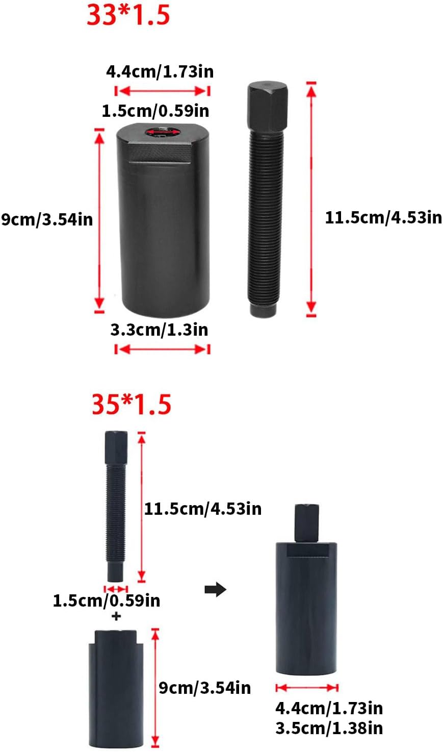 Motorcycle Flywheel Puller Tool Set Carbon Steel Flywheel Remover Easy to Use for Home & Professional