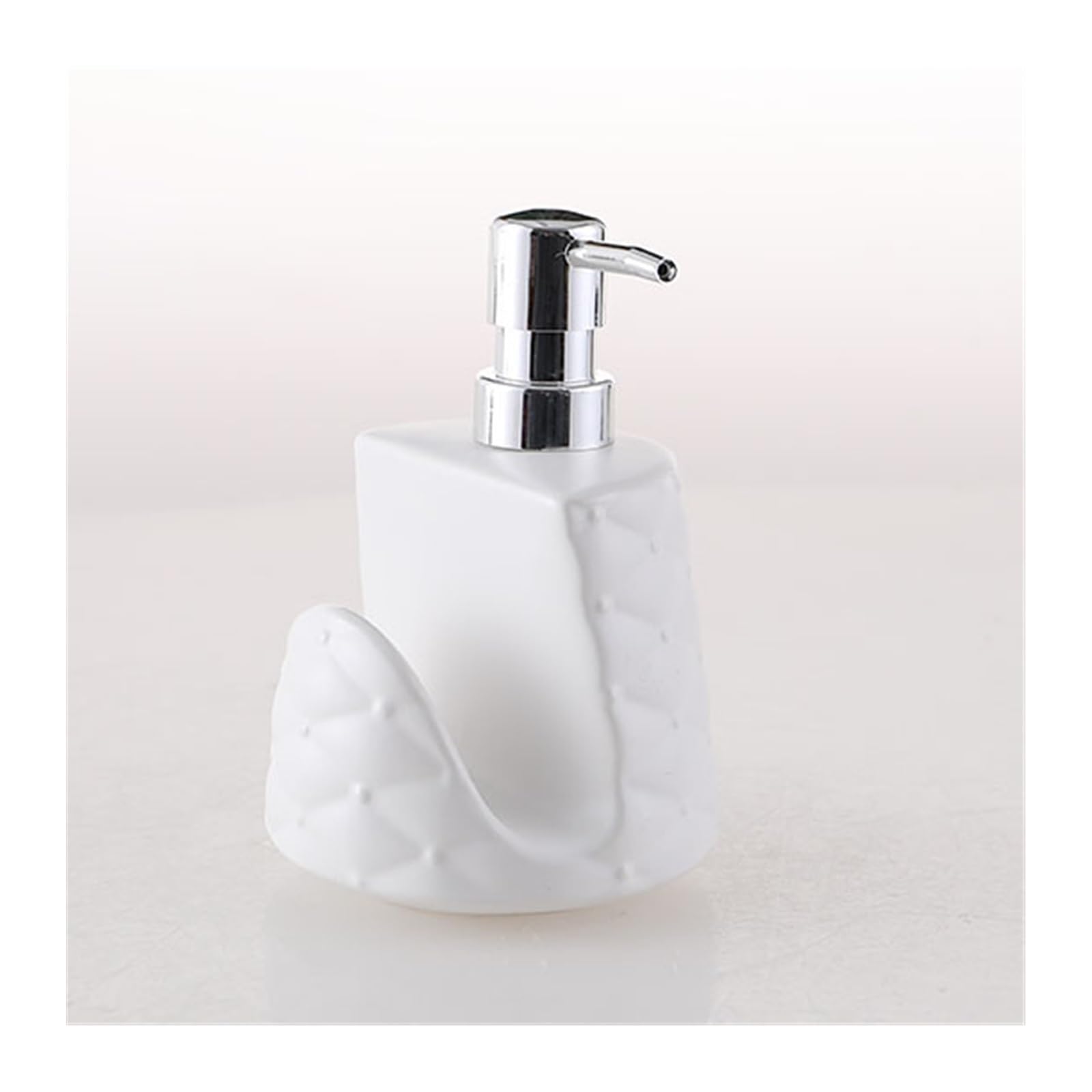 Dispenser Sapone Bagno Dispenser Sapone Cucina Dispenser di sapone bianco for shampoo, sapone for piatti, gel doccia, bottiglia di sapone in ceramica (400 ml/13,52 oz) Dosatore Detersivo Lavatrice