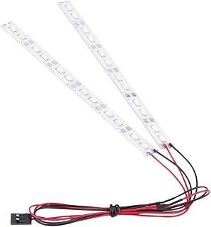 VGEBY RC Chassis Light, 24 LEDs Chassis Waterproof LED Light Strips 6V Model Underglow Light for 1/10 1/8 RC Car Crawler Buggy