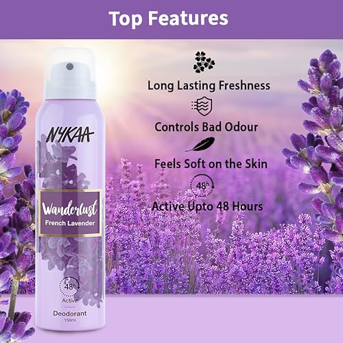 Image of Nykaa Wanderlust French Lavender Deodrant