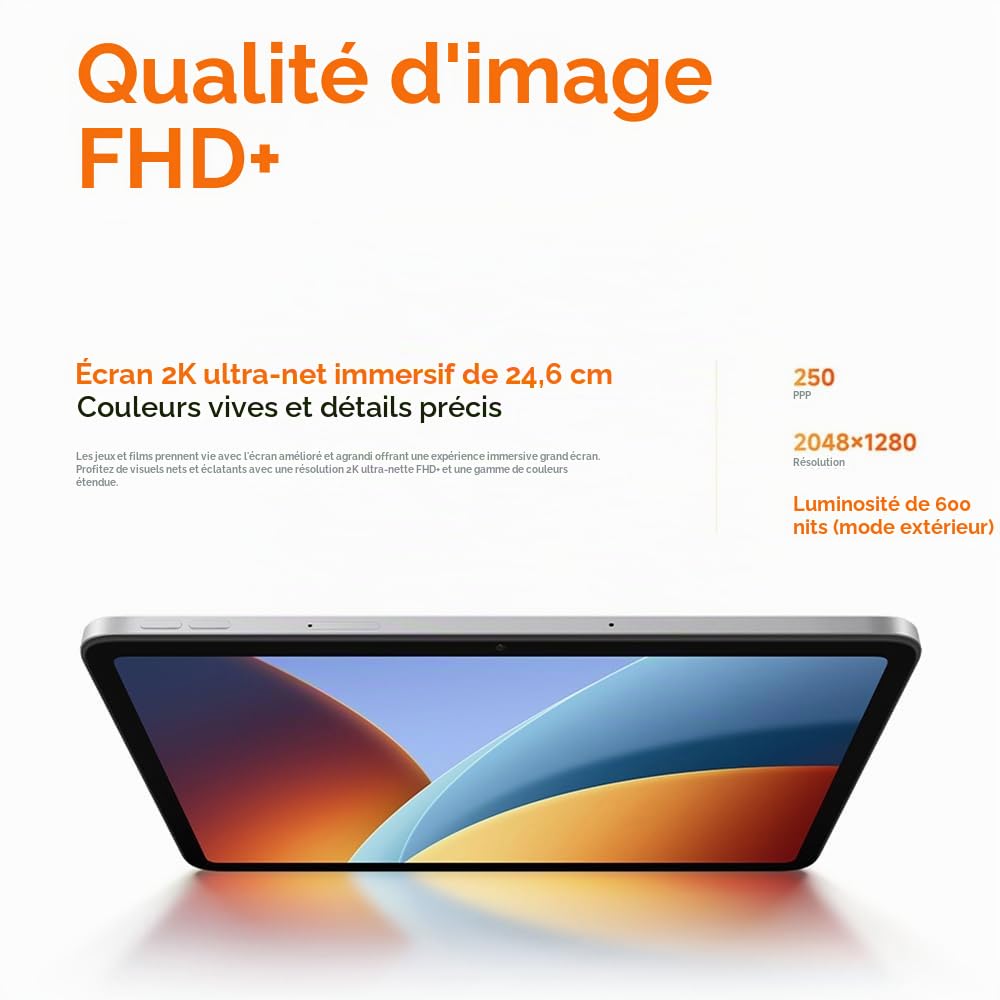 XIAOMI Redmi Pad 2 9.7 4Go + 128Go Tablette 9.7" Noir (Chargeur Inclus)