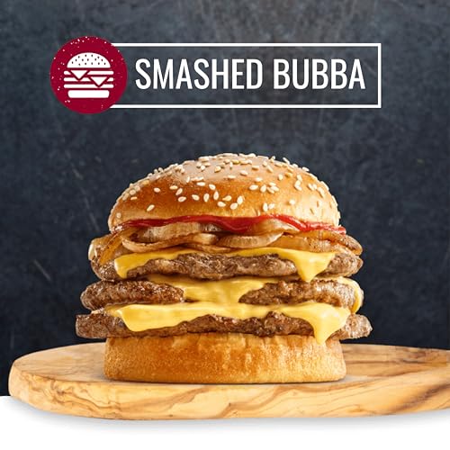 Image of Bubba Burger Premium Original Smashed Beef Hamburger Patties, 8 Count, 2lb (Frozen)