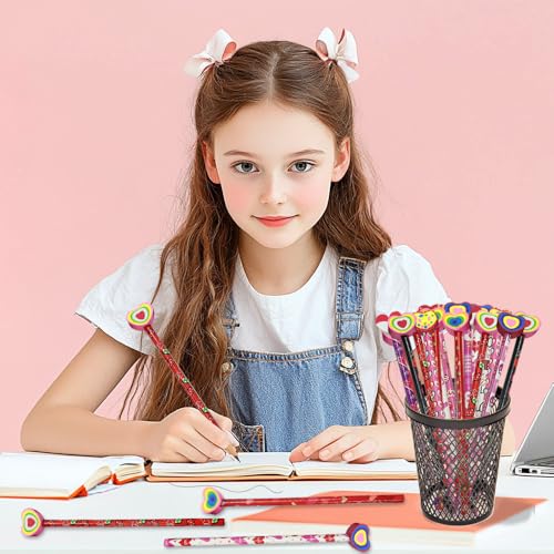 Lápices de grafito assortidos 36 pcs para San Valentín miniatura 4