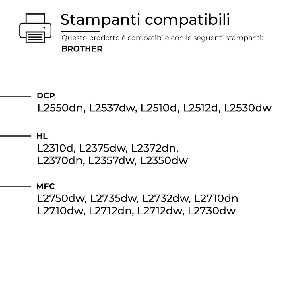 alphaink 2 Toner Compatibili con Brother TN2420 TN-2420 TN2410 per MFC L2710DW L2710DN L2730DW L2750DW HL-L23210D L2350DW L2370DN L2375DW DCP-L2510D L2530DW L2550DN (2 Nero)