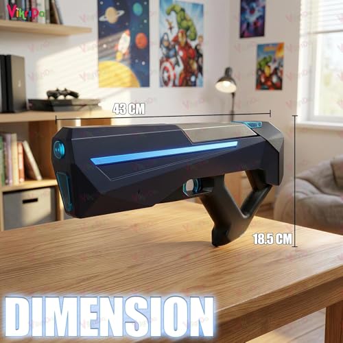 Image of VikriDA 2001 Automatic Electric Water Gun for Kids & Adults Rechargeable Water Blaster with Up to 26 Ft Range Outdoor Pool & Beach Summer Toy
