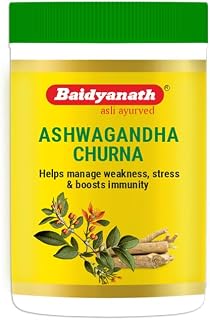 Baidyanath Ashwagandha Churna - Helps Boost Energy - 100g (Pack of 2) Price In India