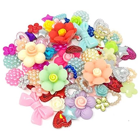 Special Touches 80 Mix Multicoloured Shabby Chic Resin Flatbacks Craft Cardmaking Embellishments Cover