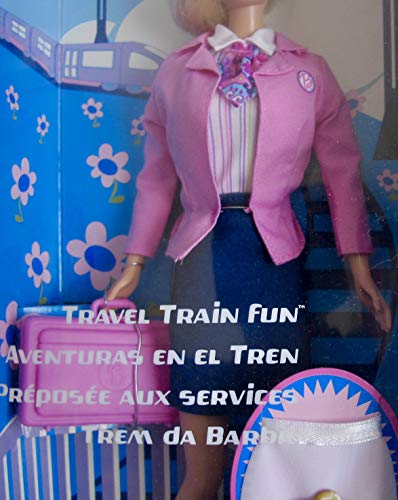 Barbie Travel Train Fun con Bolso y Delantal miniatura 4