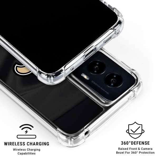 Skinit Clear Phone Case Compatible with Moto G Power 5G (2024) - Officially Licensed NFL New Orleans Saints Design