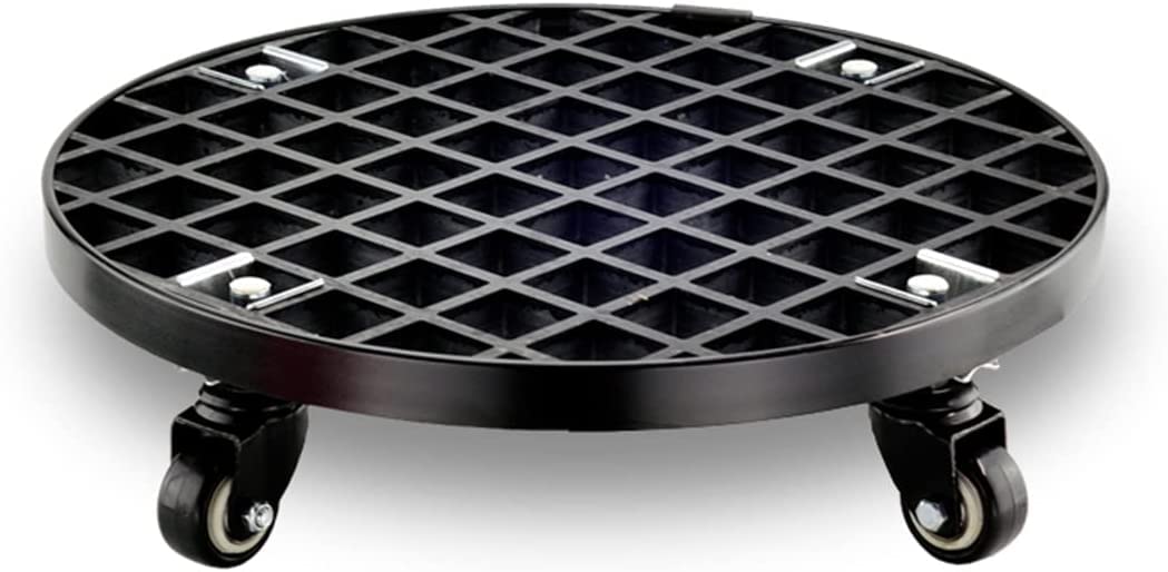 Chariot à roulettes pour plantes 43 cm en métal durable et robuste