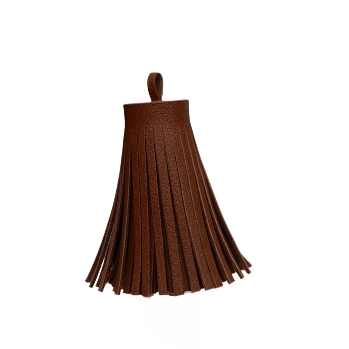 ROCKPOEM 12pcs Short Leather Tassels for Keychains and DIY Jewelry Making, Elegant Tassel Charms for Crafts and Bookmarks, Fat Leather Tassel Findings for Souvenir Accessories