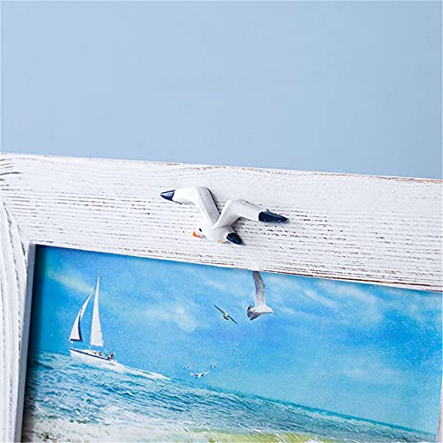 Mediterranean Photo Frame Boat Wooden Picture Frame Wooden Photo Frame Holder For Nautical Beach Themed Home Coffee Shop Decoration, 6X4 Inch #TOP1