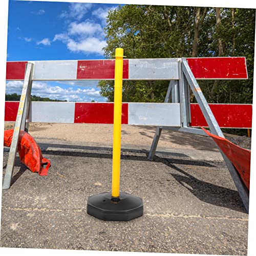 DOITOOL 3 Pecas posto de alerta rodoviário post delineador pilar de parafuso de barreira Cuidado col