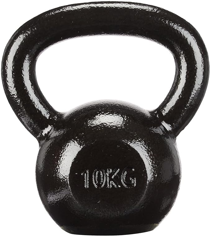 Kakss Solid Cast Iron Kettlebell Weights (Weight:10 Kg, Made in India)., Black-image-27