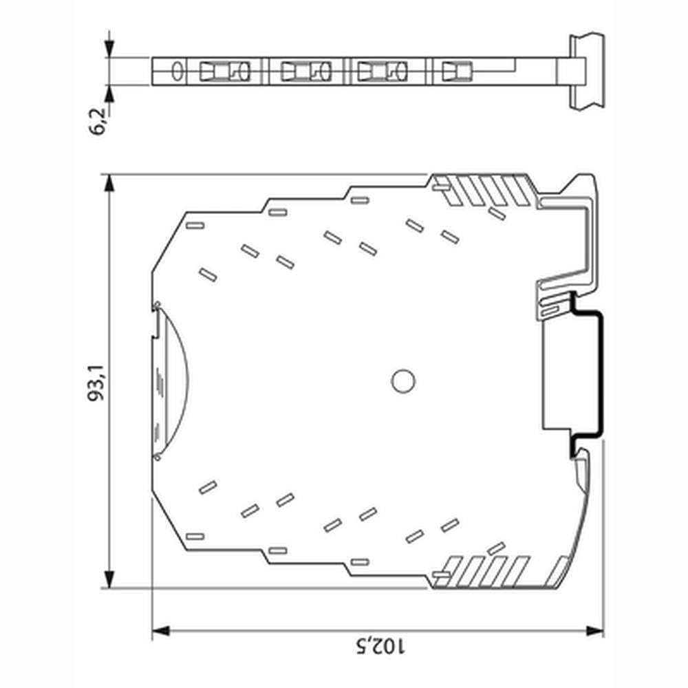 1PCS Temperature Measuring Transducer for 2810489 MINI MCR-BL-PT100-I-NC