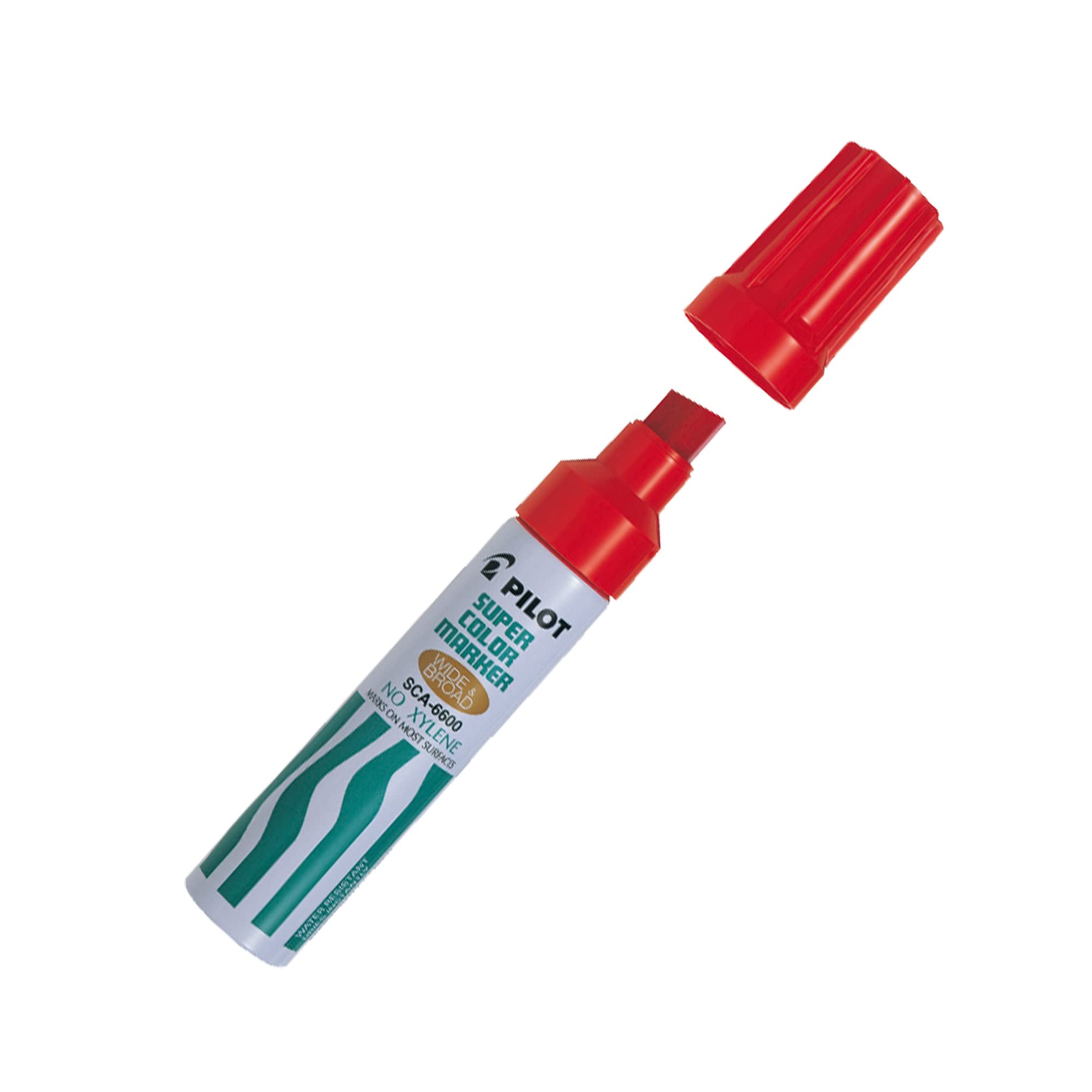 Pilot Super Marker SCA-6600 Rojo - Caja de 12