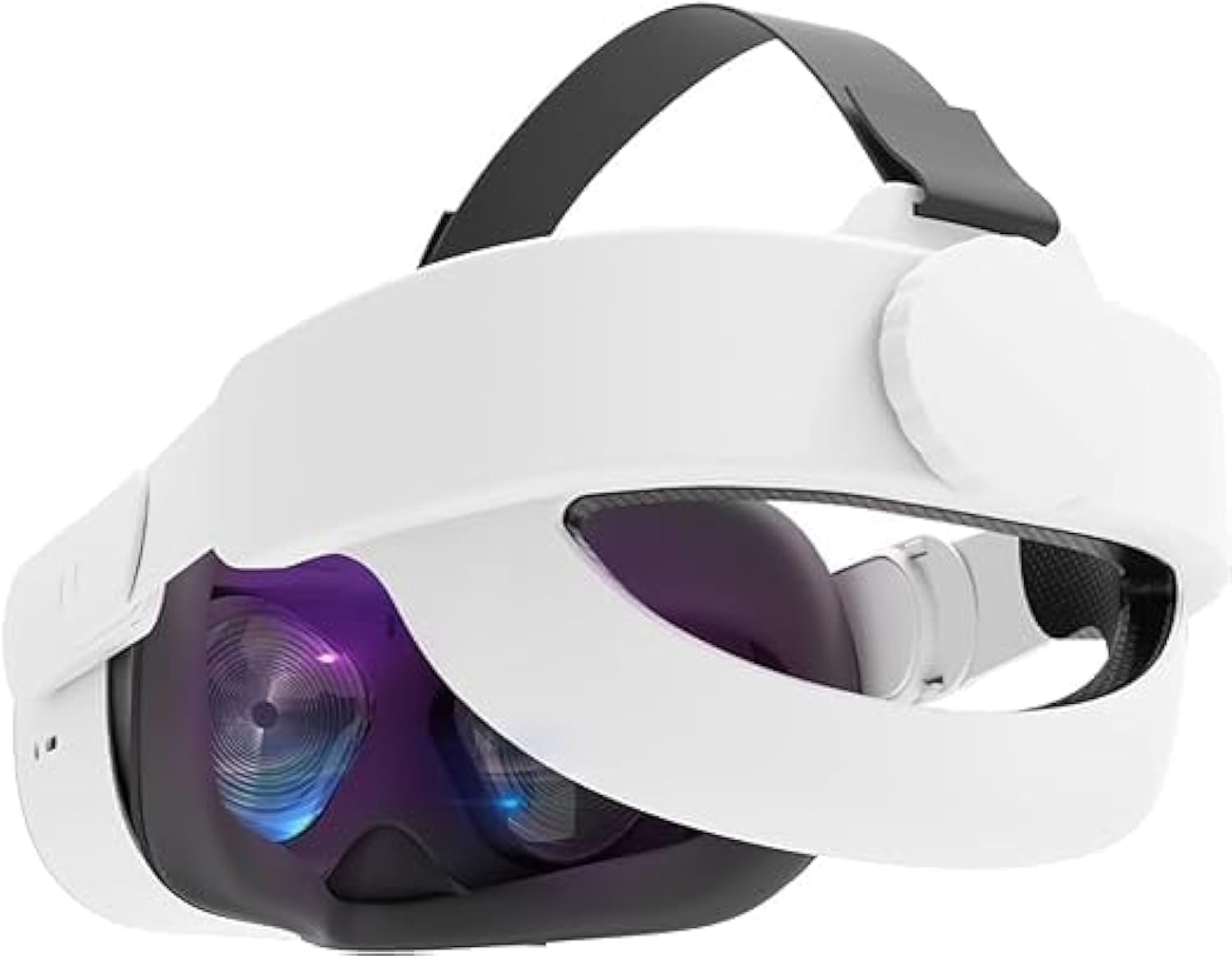 Adjustable Head Strap Compatible with Quest 2,Replacement for Quest 2 Elite Strap Accessories for Enhanced Support and Comfort in VR Gaming,Suitable for Children and Adults-White