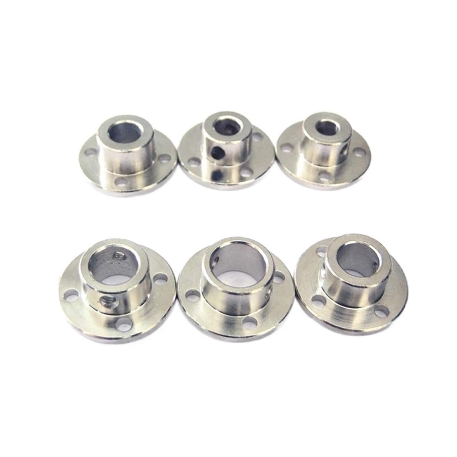 złącze, sprzęgło kołnierzowe, sztywne, 5PC wału prowadzącego silnika łącznik osi łożyska złączki(8mm)