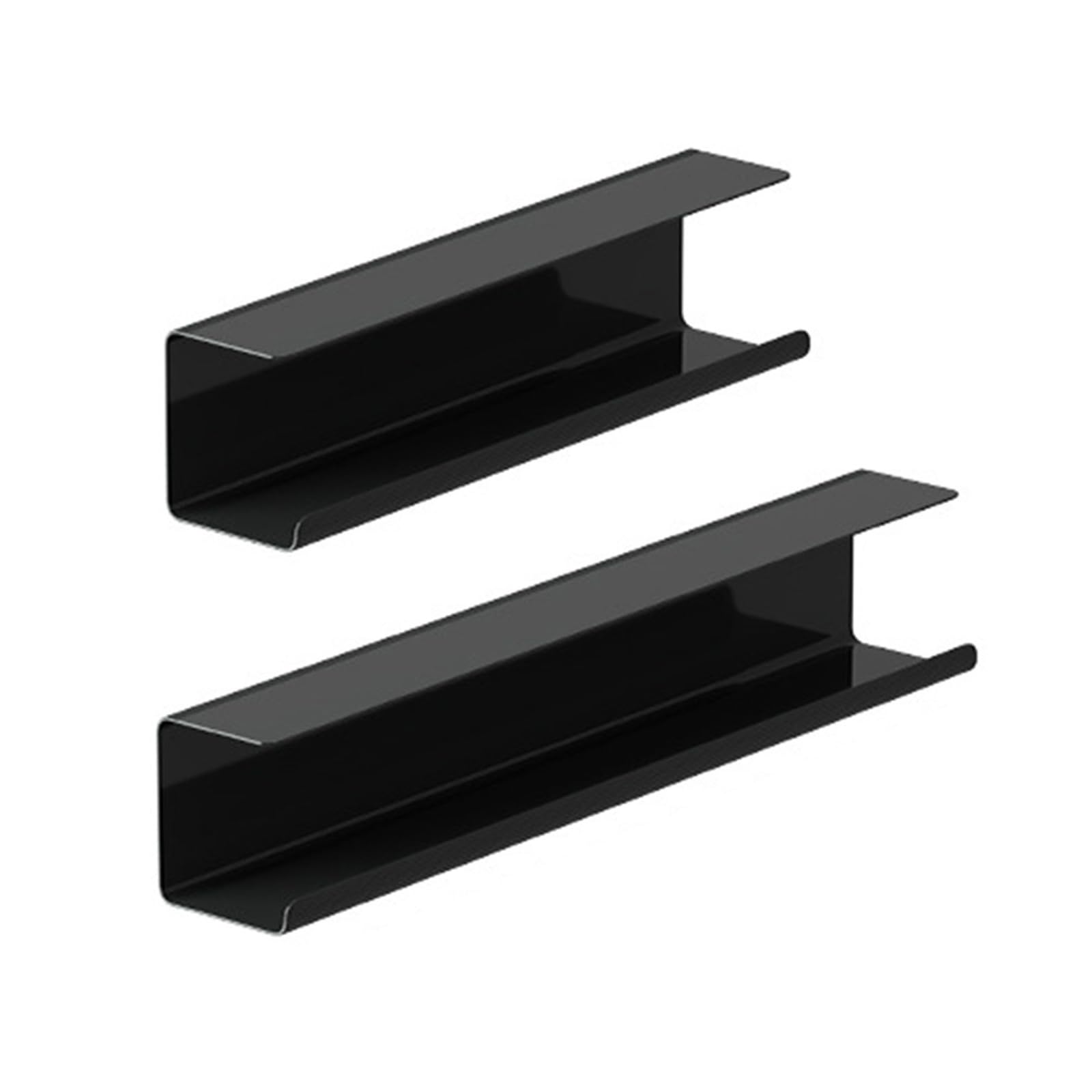 Piceioep Of 2 Sturdy Under Desk Cable Tray Holders Resistant to for Long Term Use in Various Indoor Setting Homes