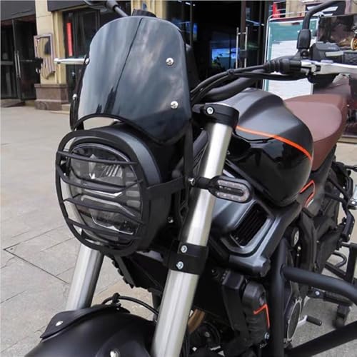 Grille phare 500AC pour l'aventure : Équipez votre moto d'une grille aluminium
