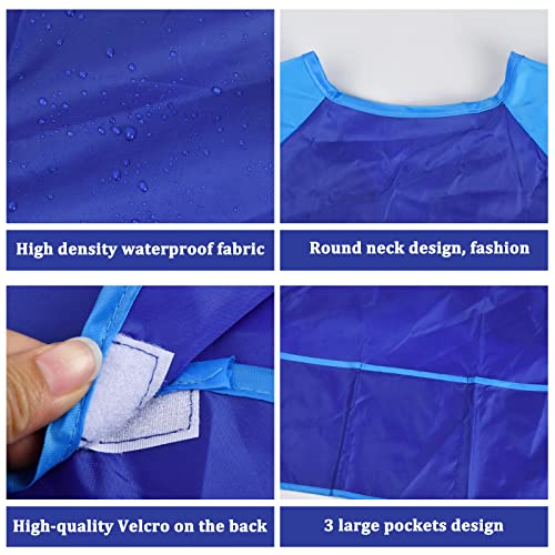 Cozlly 2 Pezzi Grembiule da Pittura Bambini, 7-10