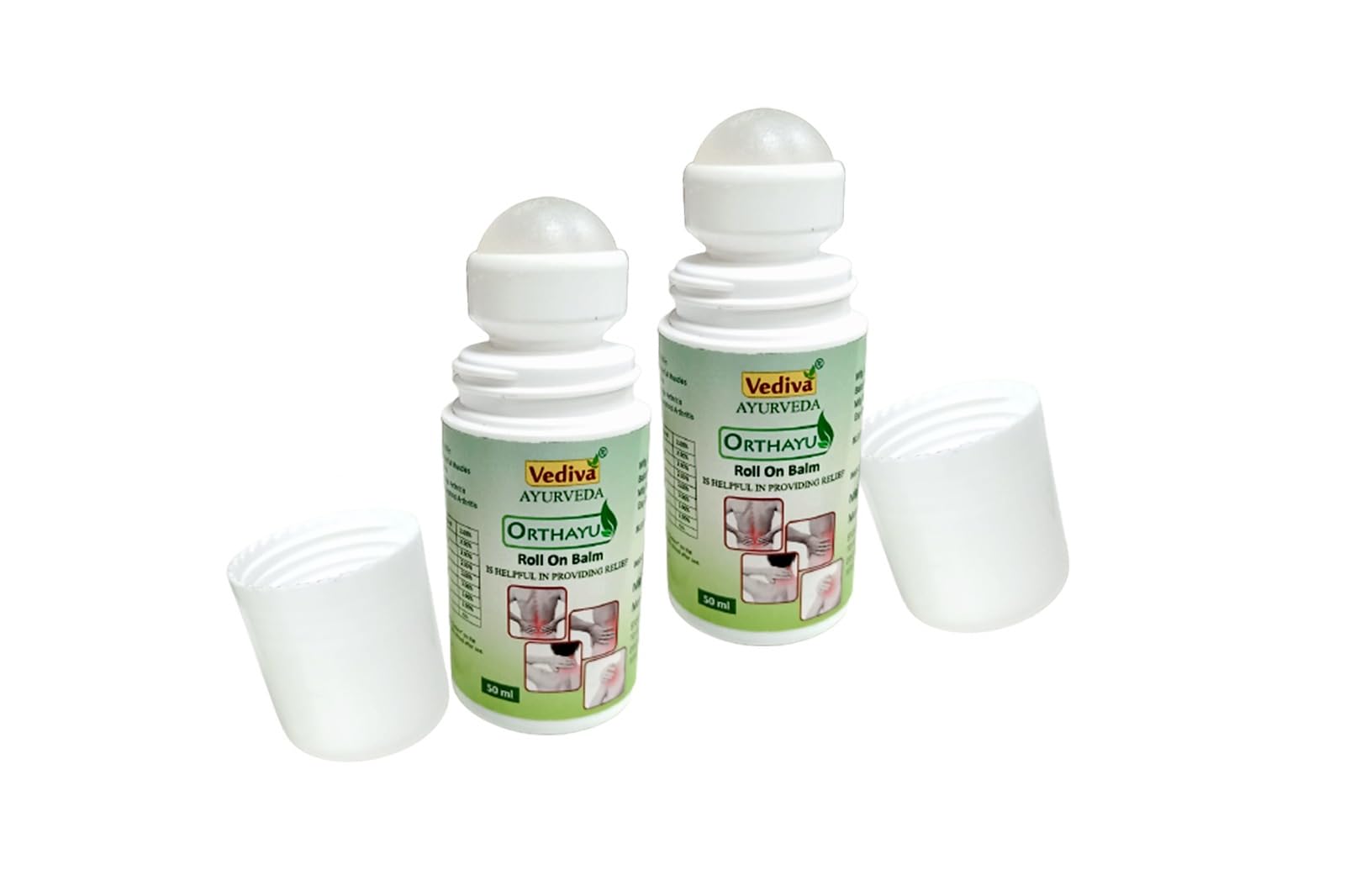 roll on 50ml Balm Warm Formula For Body, Back, Knee, Shoulder, Legs Pain