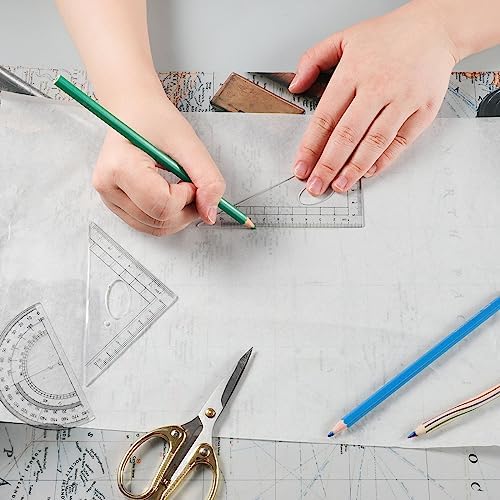 Tracing Paper Roll 43cm x 25m, White Trace Paper Pattern Paper Translucent Tracing Paper for Sewing, Drawing, Sketch, Gift Wrapping — view 4