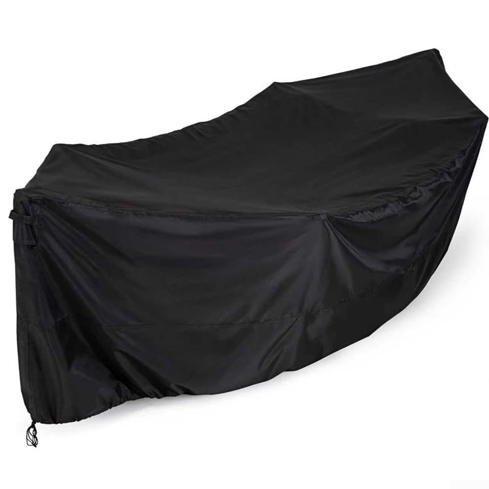 Silla Exterior Oxford Negra Anti-LLuvia Duradera Silla Exterior