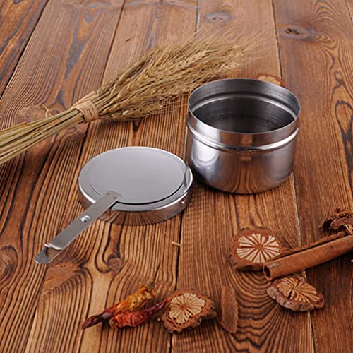 SOLUSTRE 2 Unidades Combustível De Fondue Aço Inoxidável Suporte De Combustível De Buffet De Aço Irr