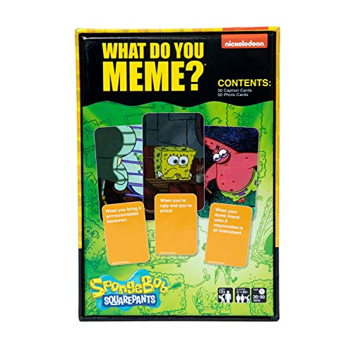 WHAT DO YOU MEME?® Spongebob Squarepants Expansion Pack - Family Card Games for Kids and Adults - Thumbnail 5