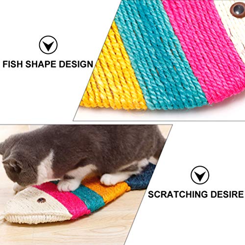 Almofada de sisal para arranhador de gato Balacoo para arranhar, durável, para gatinho